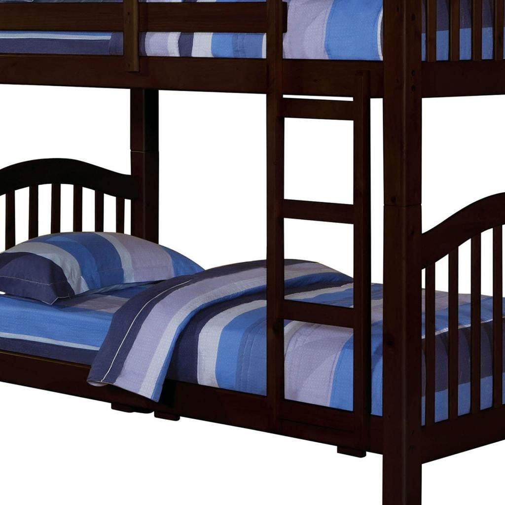 Espresso Twin Over Twin Bunk Bed-3